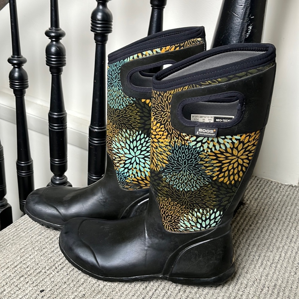 Bogs Waterproof Insulated Rain Boots Size 10.